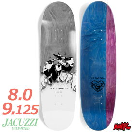 【日祝も発送】スケボー デッキ 単品 スケートボード JACUZZI UNLIMITED ジャグジー アンリミテッド JACKSON PILZ HEADACHE DECK 8.0 9.125 8.0インチ 9.125インチ SK8 SKATEBOARD 板 ストリート トリック 大人用 ストリート