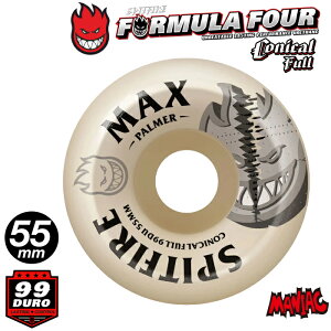 yjzXP[g{[hEB[ SPITFIRE Xsbgt@CA[ FORMULA FOUR (F4) CONICAL FULL SHAPE BURN SQUAD MAX PALMER - 99DURO 99A 55mm tH[~tH[ 41Zbg Xsbgt@C[ p[c n[