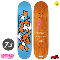 【日祝も発送】スケボー 子供 キッズ KROOKED クルキッド スケートボード デッキ TEAM BIRD 7.3 SK8 SKAT…