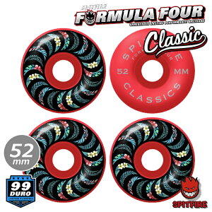 �y���j�������z�X�P�[�g�{�[�h �E�B�[�� �X�P�{�[ SPITFIRE �X�s�b�g�t�@�C���[ FORMULA FOUR (F4) FLORAL CLASSIC PINK SWIRL 52mm 99A 4��1�Z�b�g �p�[�c �^�C�� ���i SK8 �X�s�b�g�t�@�C�A�[ �E�C�[�� �X�^��