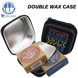 Decant デキャント ダブルワックスケース DOUBLE WAX CASE サーフィン サーフワックス 収納ケース 保管 保冷剤付き