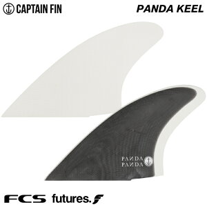 �L���v�e���t�B�� �t���[�`���[�t�B�� �c�C���t�B�� �p���_�L�[�� CAPTAIN FIN CO. PANDA KEEL �z���C�g/�u���b�N �t�@�C�o�[�O���X �L�[���t�B�� FCS FUTURES. �G�t�V�[�G�X �t���[�`���[�Y�t�B�� �V