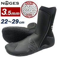【予約販売】 サーフィン ブーツ 起毛 冬用 3.5mm NOGES ノージス NGS-BOHK35 3.5mm起毛ブーツ 中割れ 3.…