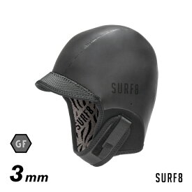 【23年新作】 SURF8 キャップ ヘッドキャップ サーフィン 防寒 グッズ サーフエイト 83F3G4 3mmラバーサーモキャップ GF起毛 サーフ8 サーフキャップ フード サーフフード 冬用 【あす楽対応】