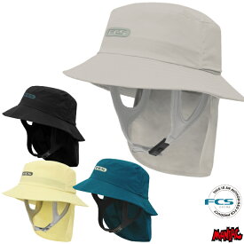 【日祝も発送】サーフハット ビーチハット メンズ レディース FCS エフシーエス ESSENTIAL SURF BUCKET HAT エッセンシャルサーフバケットハット マリンハット アウトドア UVケア 日焼け防止 日焼け対策 日焼け止め サーフィン
