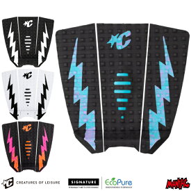 デッキパッド サーフィン クリエイチャー CREATURES クリエーチャー ショートボード用 MICK EUGENE FANNING LITE ミックファニングモデル ユージン ライト 3ピース デッキパッチ デッキパット ショート用 【あす楽対応】