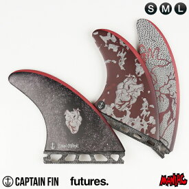 キャプテンフィン フューチャーフィン トライフィン エイサンオズボーン ハート CAPTAIN FIN CO. EITHAN OSBORNE HEART ブラック Sサイズ Mサイズ Lサイズ ファイバーグラス FUTURES. フューチャーズフィン ショート用 サーフィン