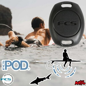 サメ避けバンド サメ対策 FCS POD x SHARKBANZ シャークバンズコラボ 磁気バンド エフシーエス ポッド シャークバンド リーシュコードに メンズ レディース キッズ マリンスポーツ サーフィン 海