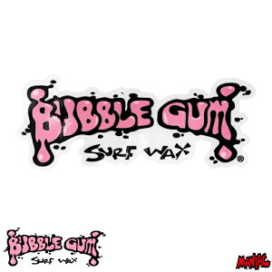 yjzT[tB XebJ[ ouK T[tbNX BUBBLE GUM SURF WAX - Logo Sticker SXebJ[ V[^Cv T[t{[h XP[g{[h XP{[  Xm[{[h PC
