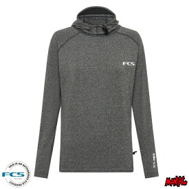 【日祝も発送】長袖ラッシュガード FCS エフシーエス ラッシュガード フード付き UVカット ESSENTIAL HOODED LONG SLEEVE RASH VEST UPF50+ ラッシュパーカー サーフブランド サーフィン 海水浴 マリンスポーツ アウトドア