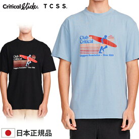 Critical Slide TCSS Tシャツ クリティカルスライド TE2233 CLUB CRITICAL BAND TEE 半袖Tシャツ バンドカットT 男性用