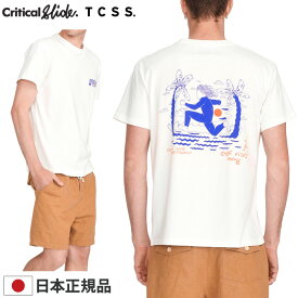Critical Slide TCSS Tシャツ クリティカルスライド TE2236 EASTY TEE 半袖Tシャツ バックプリント 男性用