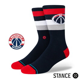 STANCE スタンス ソックス 靴下 メンズ ブランド STANCE SOCKS KNICKS ST CREW - Navy スケーターソックス ハイソックス メンズソックス おしゃれ