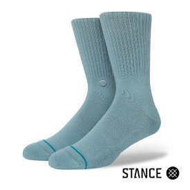 STANCE スタンス ソックス 靴下 メンズ ブランド STANCE SOCKS ICON - Blue Fade スケーターソックス ハイソックス メンズソックス おしゃれ