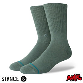 STANCE スタンス ソックス 靴下 メンズ ブランド STANCE SOCKS ICON - Jade スケーターソックス ハイソックス メンズソックス おしゃれ