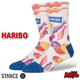 STANCE スタンス ソックス 靴下 メンズ ブランド STANCE SOCKS HARIBO - Multi ハリボー スケーターソックス ハイソックス メンズソックス おしゃれ