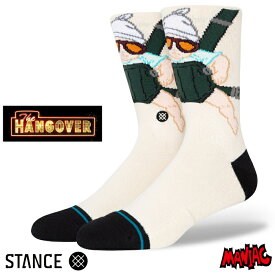 STANCE スタンス ソックス 靴下 メンズ ブランド STANCE SOCKS CARLOS - Off White ハングオーバー スケーターソックス ハイソックス メンズソックス おしゃれ