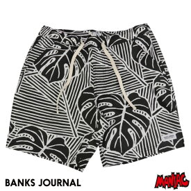 【4/25限定★抽選で最大100%PTバック】 BANKS サーフパンツ BANKS JOURNAL ボードショーツ バンクスジャーナル メンズ BSE0361 RAVEN 海パン 水着 サーフトランクス ハーフパンツ ショーツ 男性用