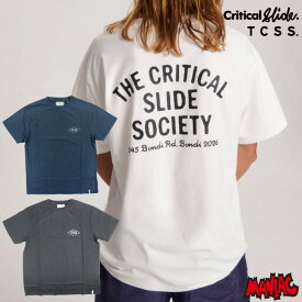 TCSS Tシャツ Critical Slide クリティカルスライド メンズ 半袖Tシャツ TECS2418 LOCAL TEE 半袖 ティーシーエスエス バックプリント サーフブランド 男性用