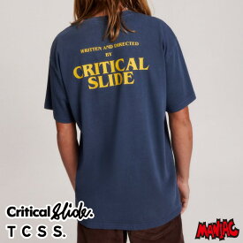 TCSS Tシャツ Critical Slide クリティカルスライド メンズ 半袖Tシャツ TSMUTE24002 DIRECTOR TEE 半袖 ティーシーエスエス バックプリント サーフブランド 男性用 ボックスシルエット