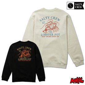 【決算価格】 【日祝も発送】SALTYCREW ソルティークルー トレーナー プルオーバー メンズ 74-255 LOBSTER POT DREW FLEECE SALTY CREW ロブスター スウェット スエット フリース 長袖 トップス バックプリント 男性用 サーフィン 釣り
