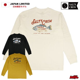【日祝も発送】SALTY CREW ソルティークルー ロンT 長袖 長袖Tシャツ メンズ 75-060 TACKLE SHOP TEE バックプリント ロゴ 男性用 ロングスリーブ Japan Limited フィッシング サーフ ユニセックス