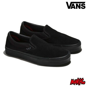 yjzVANS oY @Y Xj[J[ Xb| XbvI (VN0A5FCABKA) SKATE SLIP ON BLK/BLK YXj[J[ XP[gV[Y YV[Y C SLIPON