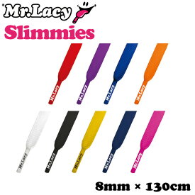 靴ひも シューレース スニーカー用 Mr.Lacy ミスターレーシー Slimmies スリミーズ 約130cm 平ひも くつひも カラフル 靴紐