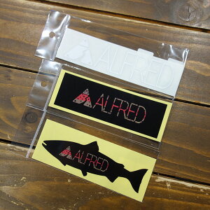 ALFRED �X�e�b�J�[ #TS4 TROUT ROGO STICKER (XL)