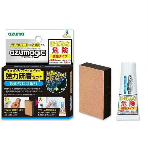 アズマジック鏡用強力研磨セット内容