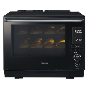 ���� (TOSHIBA) �I�[�u�������W �d�q�����W �t���b�g�e�[�u�� microwave �ȒP���� �Ηq�h�[�� 30L ER-YD3000(K)