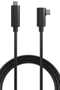 �G���R�� USB-C �� USB-C �P�[�u�� 5m 60W USB PD�Ή� 10Gbps L���R�l�N�^ AOC�P�[�u�� ���t�@�C�o�[ �y Oculus Quest�AMeta Quest2/3 �Ή��z �u���b�N DH-CCLO50BK