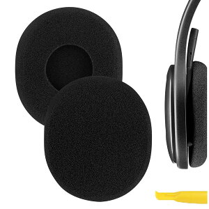 Geekria �C���[�p�b�h�݊��� �p�b�h ���W�N�[�� Logitech H800 �w�b�h�z���ɑΉ� �p�b�h �C���[/�C���[�J�b�v (�t�H�[��/�u���b�N)