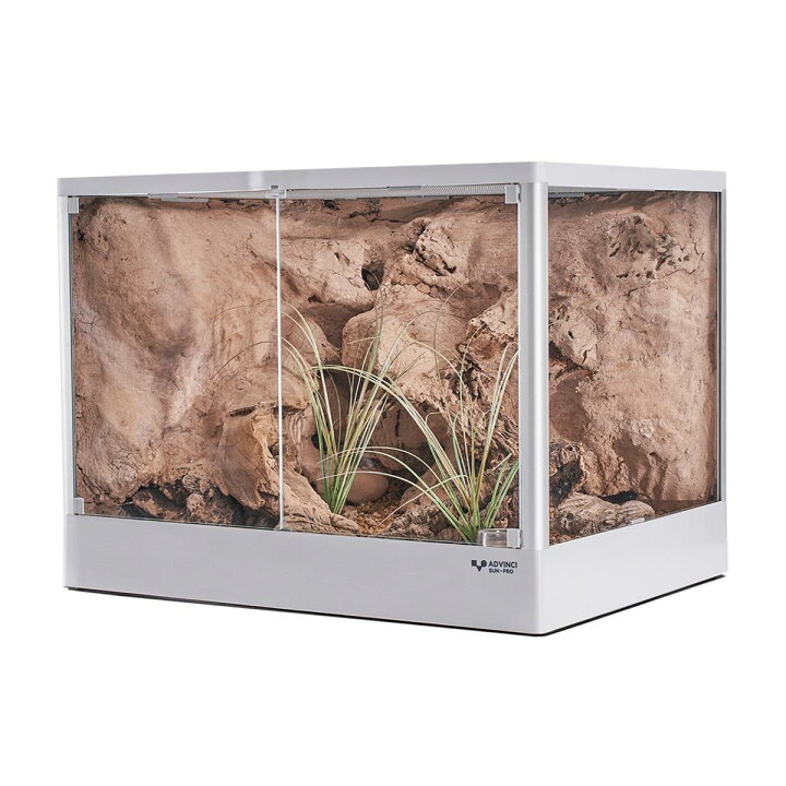 楽天市場】ADVINCI 爬虫類飼育ケージ 60×45×45cm 122L 強化ガラス完全 