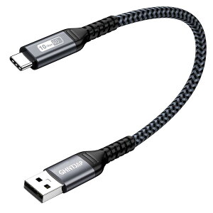GHNTJAP USB C �P�[�u�� 0.3M USB 3.2 Gen 2�Ή� 10Gbps�]�����x 60W�}���[�d USB Type C �P�[�u�� Android Auto�Ή� Galaxy/i Phone 15/MacBook/iPad���e��Ή� 30CM