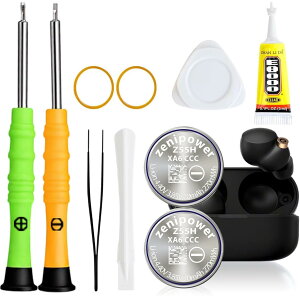 MGHASR 2�Z�b�g Z55H �o�b�e���[�A2025 �V�����A�b�v�O���[�h�����p WF-1000X WF-1000XM4 WF-1000XM3 WF-SP900 WF-H800 WF-SP700N WF-XB700 WF-C700N WF-C500 WI-SP600N WI-C600N �ڒ��c�[���t�� 3.85V 70mAh