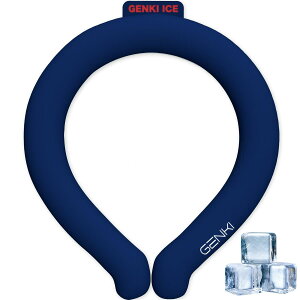 Genki Ice �l�b�N�N�[���[ �N�[�������O �l�b�N�����O 24�� ���p ��Ђ���O�b�Y �⊴ �M���Ǒ΍� �����΍� ���{��� ��l �q�� ���O �L�����v �A�E�g�h�A PCM70%���� ���ʃJ���[ (L, ���C����
