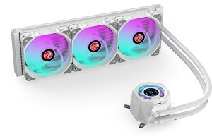 RAIJINTEK ���C�W���e�b�N CYCLOPS 360 WHITE AIO����CPU�N�[���[ �A1.4�C���`LCD�X�N�� �[���A�����\�t�̋����M�`���y�[�X�g52W/mk (0R10B00229)
