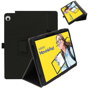 For Wacom MovinkPad 11 �P�[�X 11.45�C���` �^�u���b�g Wacom MovinkPad 11 TDTHA116CL0Z �Ή� �ی�P�[�X ����PU �S�ʕی� ���߉\ �h���h�� �Փ˖h�~ ���^�y�� �ǂ���G�� Greerass ������ �X�^���h�@�\�t�� �^