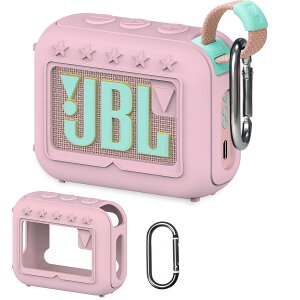 BCWXION�V���J�Q���ی�J�o�[ for JBL GO4 Bluetooth�X�s�[�J,�V�����_���[�v (�s���N��F)