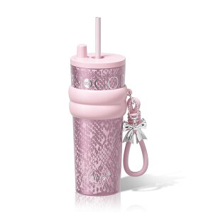 Sidagar 710ml ���� �ۉ��ۗ�^���u���[ �X�e�����X�� �ė��p�\ �R��Ȃ� �E�H�[�^�[�{�g�� �X�g���b�v�t�� ���s�p �|�[�^�u���R�[�q�[�J�b�v Pink