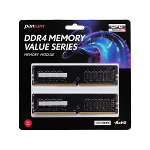 �V�[�E�G�t�E�f�[�̔� CFD�̔� Panram �f�X�NPC�p ������ DDR4-2666 (PC4-21300) 8GB×2�� 288pin DIMM ���� W4U2666PS-8GC19