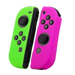 RDFJ Switch Joy-Con�p �V���R���P�[�X (L)/(R) �J�o�[ �X�C�b�` �R���g���[ ���p �ی�P�[�X �L�Y�h�~ ����~�� (���΁{�E��)