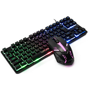 CHONCHOW �Q�[�~���O�L�[�{�[�h�}�E�X�Z�b�g ���{��z�� ���� keyboard ps4/ps5�Ή� �Q�[�~���O�}�E�X �L�[�{�[�h �L�����ϊ�/�ϊ��L�[�t�� �e���L�[���X ���� �L�� 4�i�KDPI 19�L�[�h�Փ� PC/Windows/Mac