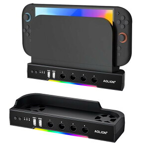 Switch2�p ��p�t�@�� �y2025�V�o��zTomistan �X�C�b�` 2 �p ��p�X�^���h �É� �r�M�p ��p�N�[���[ ���ʒ����\ RGB�����v�t �j���e���h�[�X�C�b�`2�p �r�M ��@ ���M�� ���M�\�� �M�΍� �X�C