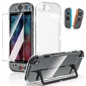 Switch 2 �K���X�t�B����+ Switch 2 �N���A�P�[�X Amzstar Switch 2 �ی�L�b�g �d�x9H ������ ��U�h�~���� Switch 2 �ی�J�o�[ PC+TPU�ގ� ���ǔ� �h�b�N�Ή� ���E�ȒP ���΂݂Ȃ� �ϏՌ����^�J�o�[ ����