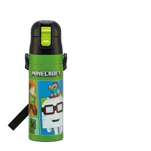 �X�P�[�^�[(Skater) ���� �q���p ������ 470ml �}�C���N���t�g Minecraft 26 �j�̎q �ۗ��p �X�e�����X �y�ʃ^�C�v waterbottle �X�|�[�c�{�g�� �L�b�Y ���ǂ� ���r SDC4-A