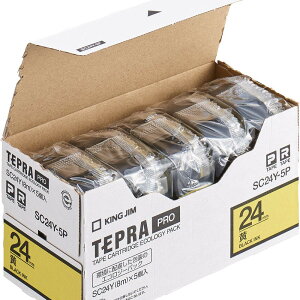 �L���O�W�� �y�����z �e�v��PRO�e�[�v�J�[�g ���b�W �G�R�p�b�N5�� 24mm �����x��/������ ����8m SC24Y-5P