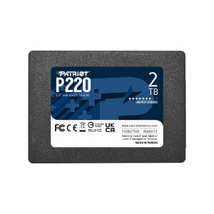 Patriot P220 2TB Internal SSD - SATA 3 2.5�h - Solid State Drive - P220S2TB25