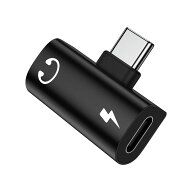 2in1 タイプC イヤホン変換 アダプタ Type C to 3.5mm イヤホンジャック DAC搭載 Hi-Fi音質 PD 60W 急速…